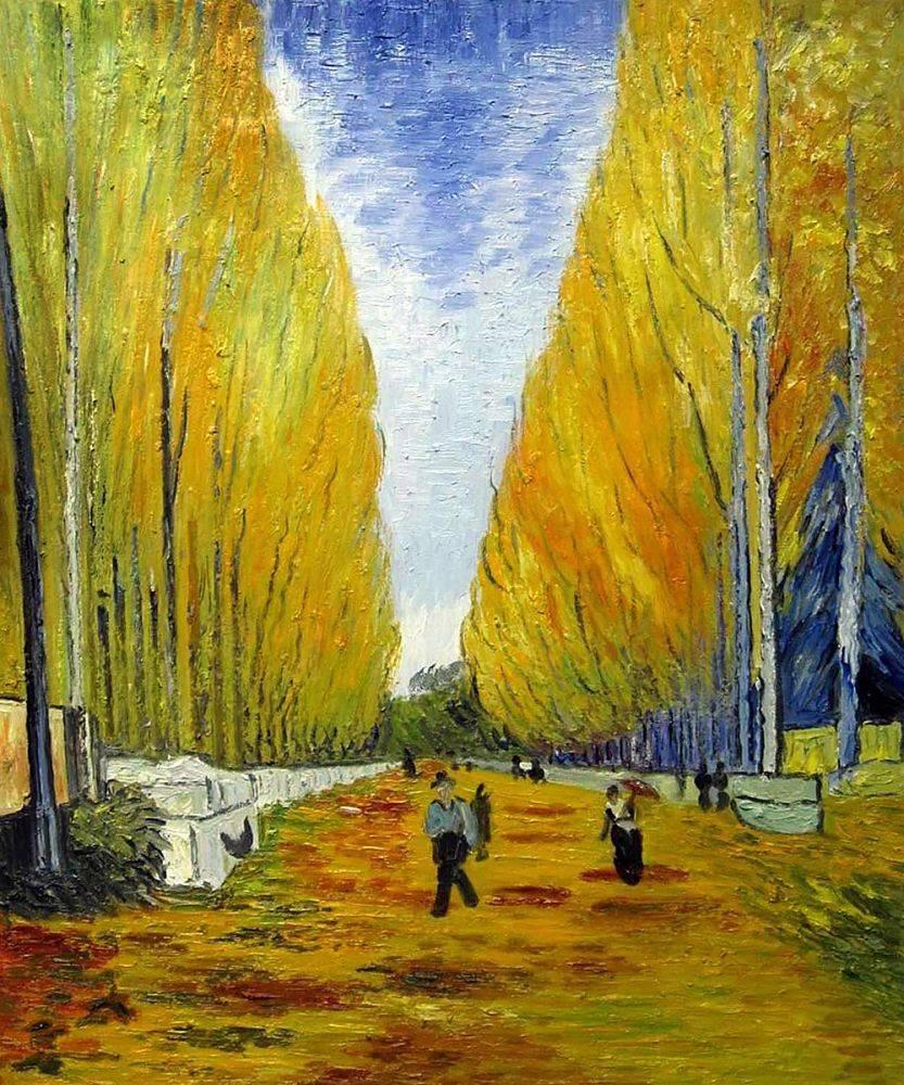 The Allee of Alyscamps, 1888 - Vincent Van Gogh